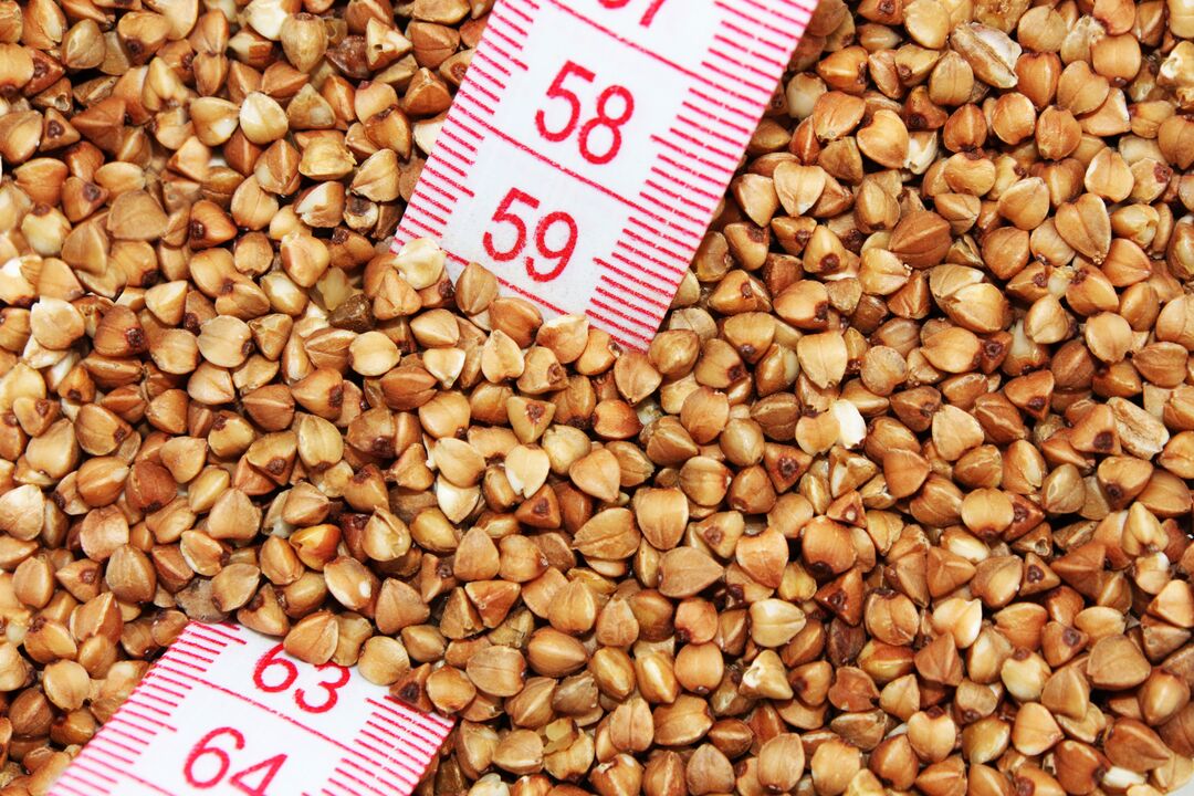 grano saraceno e centimetro per dimagrire