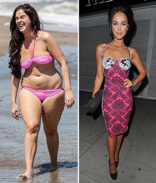 foto prima e dopo la perdita di peso
